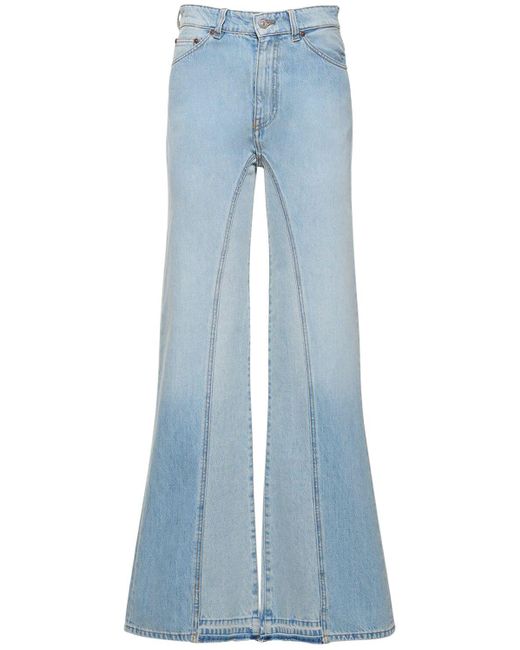 Victoria Beckham Blue Jeans Aus Baumwolldenim "bianca"