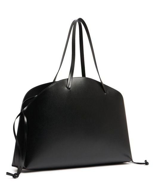 Donna Borsa Grande Curve di Jil Sander in Black