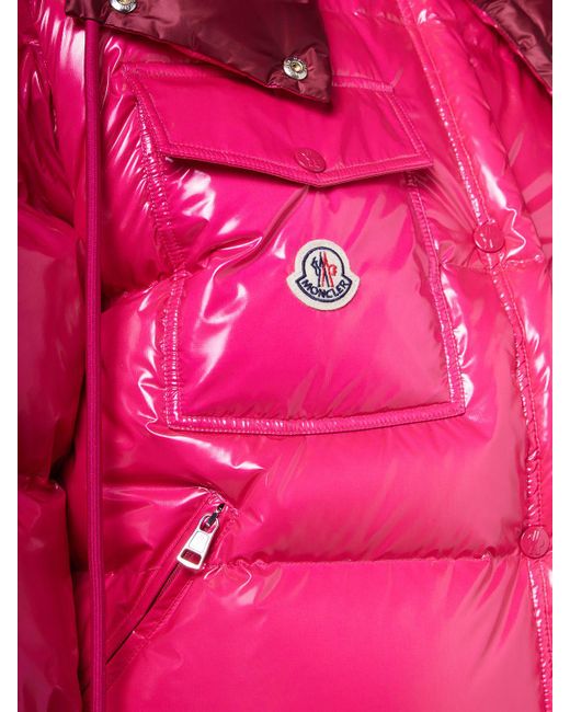 Moncler Pink Karakorum Ripstop Down Jacket