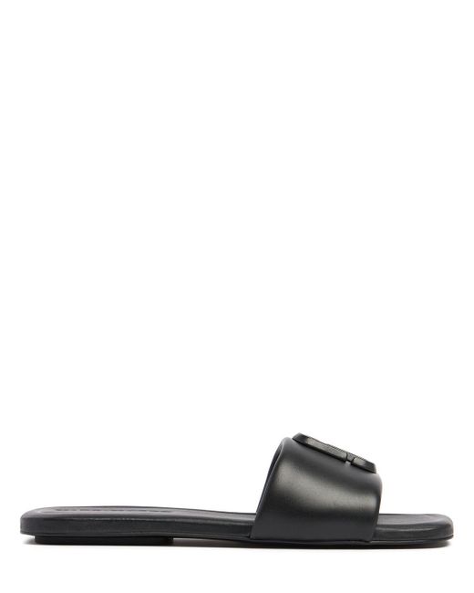 Marc Jacobs Black 10mm The J Marc Leather Sandals