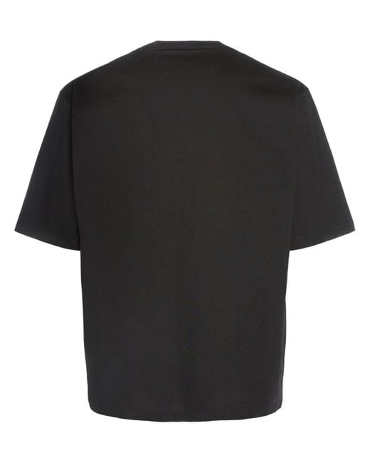 DSquared² T-shirt Aus Bio-baumwolle Mit Logo in Black für Herren