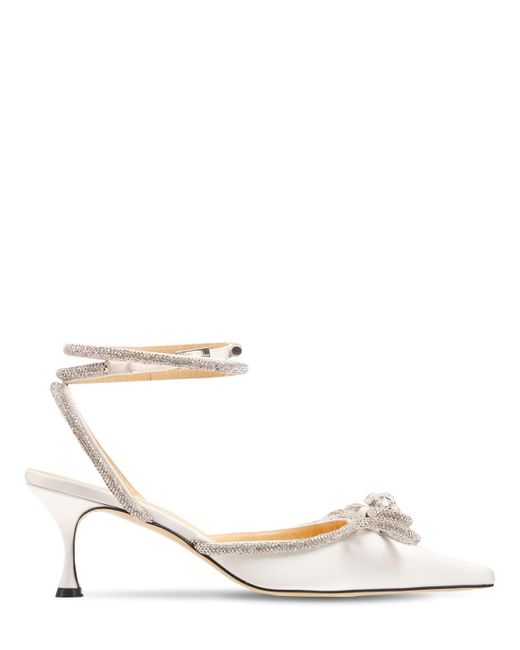 mach and mach bow heels white