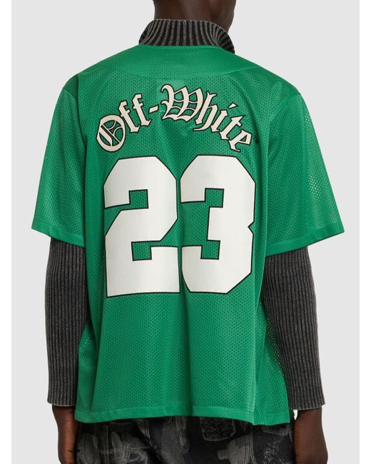 Camiseta de malla tech Off-White c/o Virgil Abloh de hombre de color Green