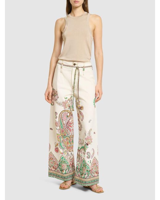 Donna Jeans Svasati di Etro in White