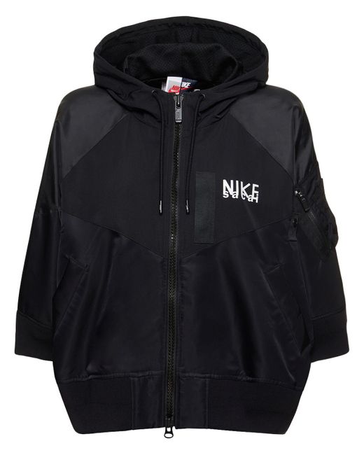 Nike Black Sacai Full Zip Jacket