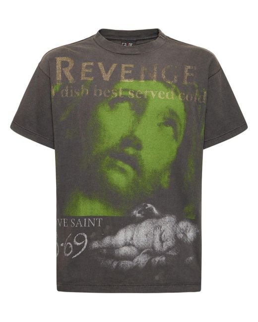 Saint Michael Green X Berberjin T-shirt for men