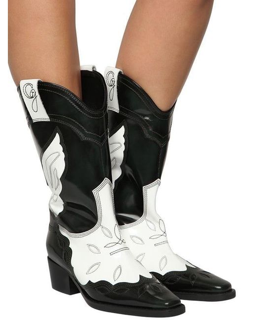 ganni high texas boots