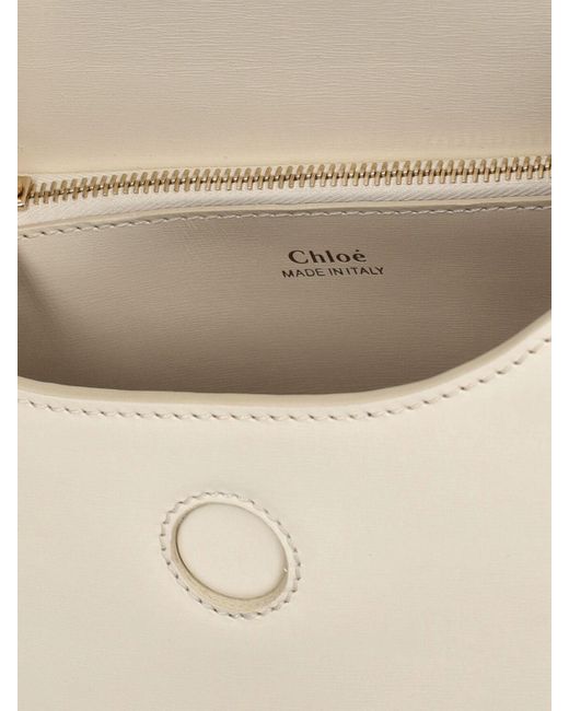 Chloé Natural Arlene Leather Shoulder Bag