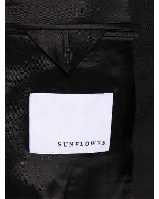 sunflower Zweireihiger Blazer Aus Wolle in Black für Herren