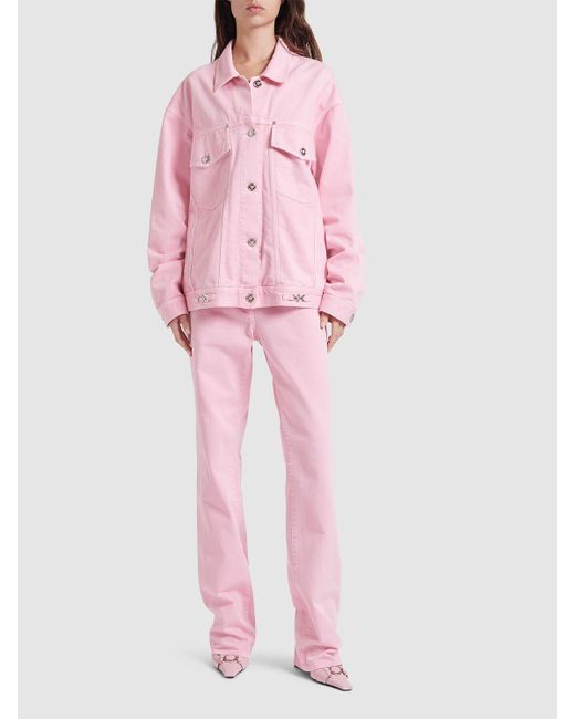 Versace Pink Jeansjacke