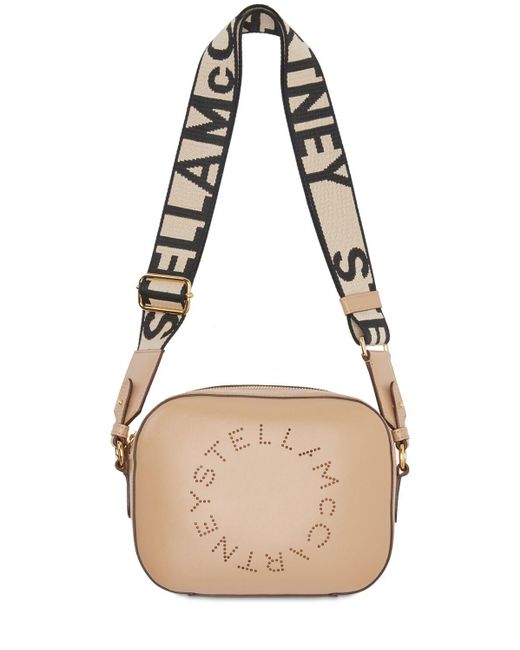 Stella McCartney Natural Small Soft Faux Leather Camera Bag