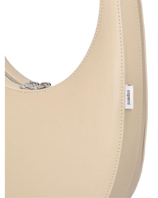 Coperni White Swipe Leather Shoulder Bag