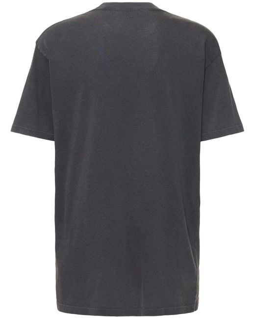 T-shirt en coton walker Anine Bing en coloris Black