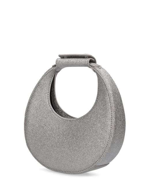 Bolso good night moon de piel Staud de color Gray