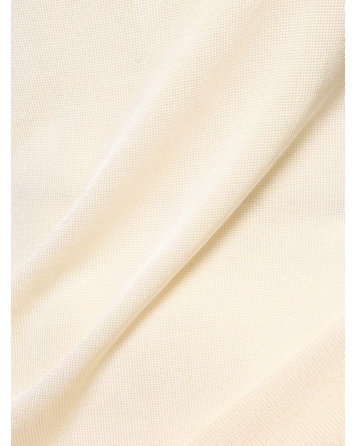 Dion Lee White Double Wire Knit Long Dress