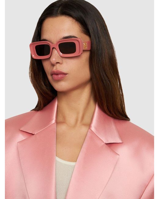 Loewe Pink Anagram Acetate Sunglasses