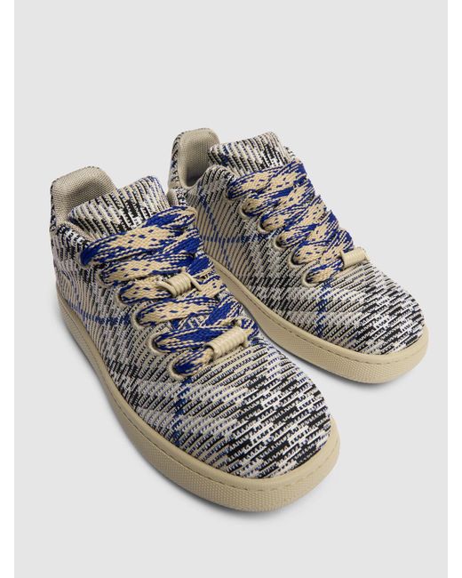 Burberry Multicolor Mf Box Knitted Low Top Sneakers for men