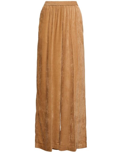 Forte Forte Natural Weite Hose Aus Samt