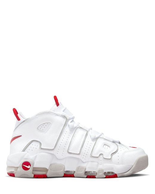 Nike White Sneakers "air More Uptempo '96"