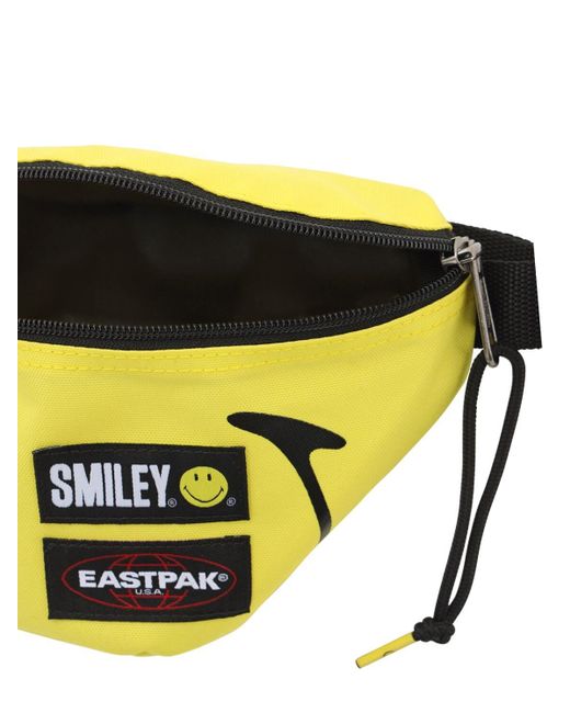 Eastpak Springer Smiley Belt Bag in Yellow - Lyst