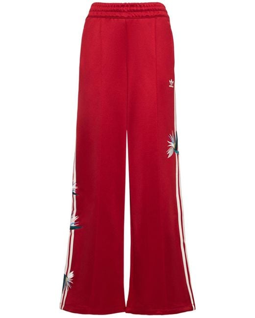 Adidas Originals Red Thebe Magugu Relaxed Pants
