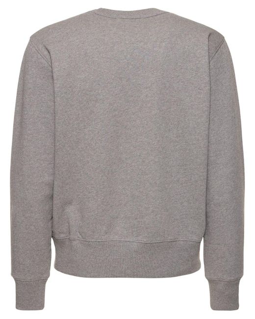 Acne Gray Fairah Cotton Sweatshirt for men