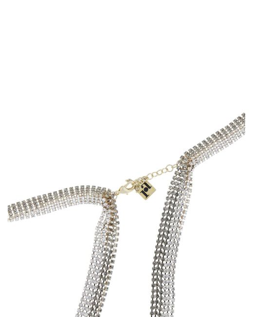 Rosantica Natural Arte Crystal Scarf Long Necklace