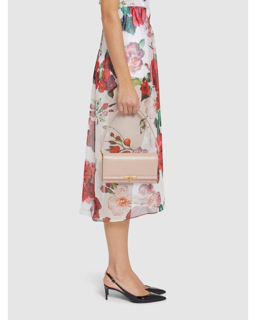 Dolce & Gabbana Pink Damen Brieftasche Aus Palmellato-Leder „Marlene“