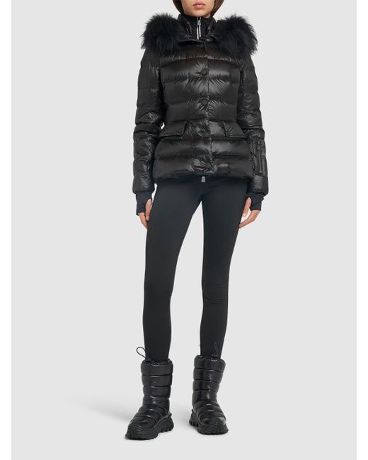 Moncler Armoniques Nylon Down Jacket Black
