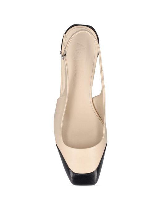 Aeyde Natural 45Mm Augusta Nappa Leather Heels