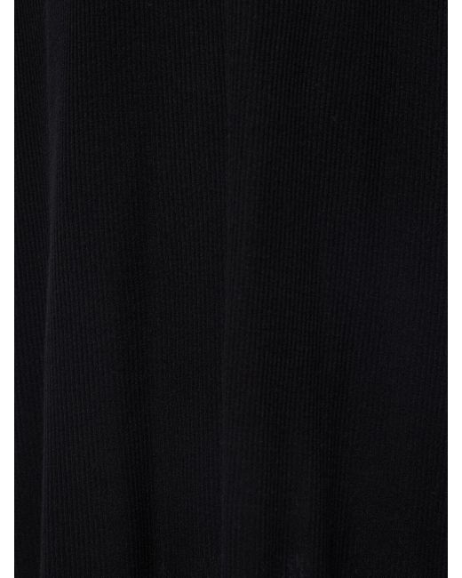 Khaite Black Midirock Aus Viskose "leema"