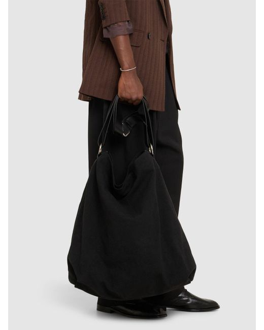 Dries Van Noten Herren Umhängetasche Aus Canvas in Black für Herren