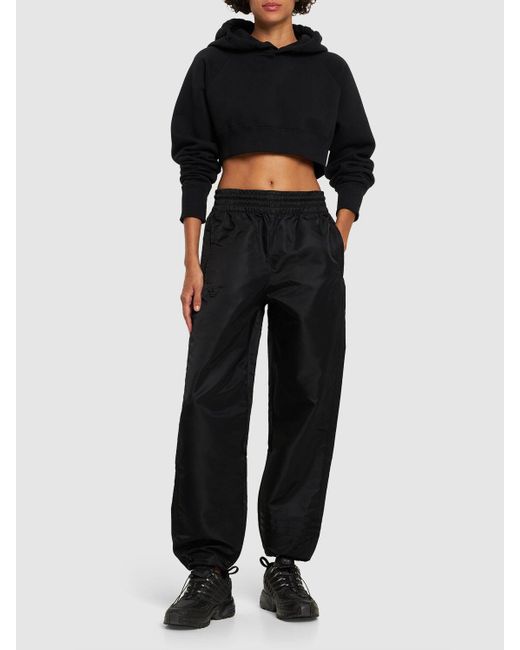 adidas Originals Woven Nylon Track Pants in Black Lyst