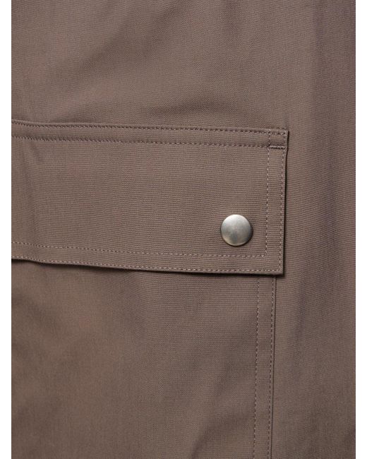 Pantalones anchos de algodón Rick Owens de hombre de color Brown
