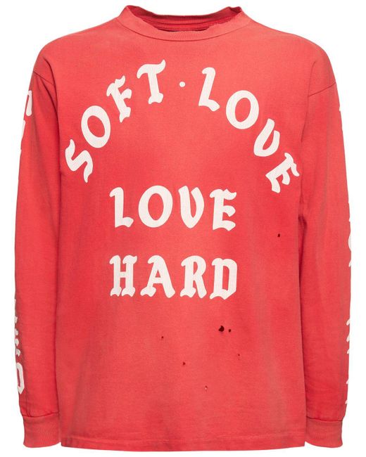 Saint Michael Baumwoll-t-shirt "saint Mx6 Soft Love" in Red für Herren