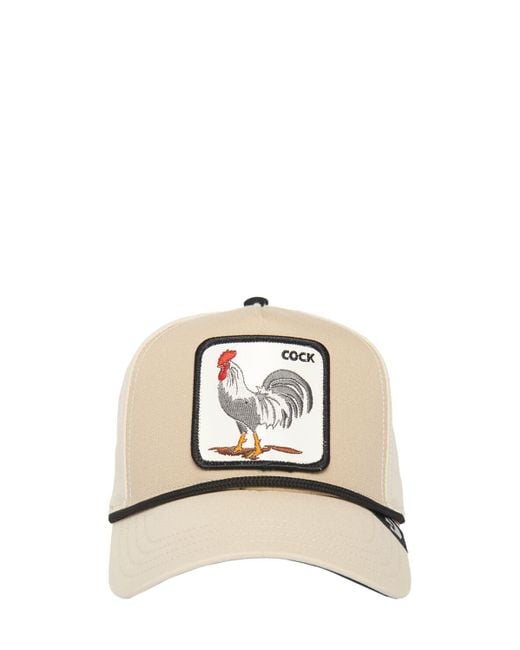 Cappello baseball rooster 100 di Goorin Bros in Natural da Uomo