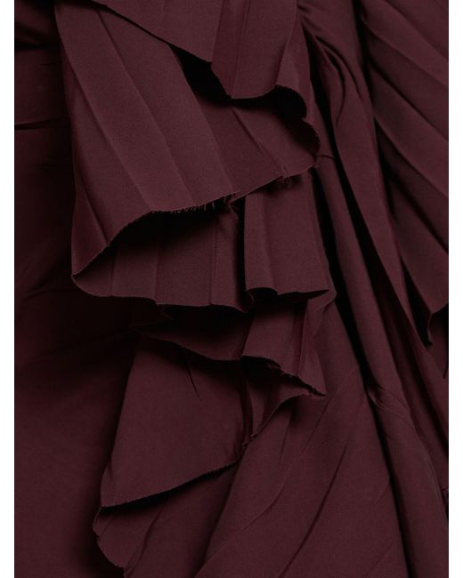 Alexander McQueen ビスコースブレンドトップ Red