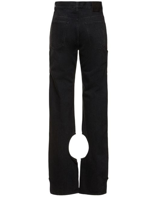 Jeans de denim de algodón Off-White c/o Virgil Abloh de color Black