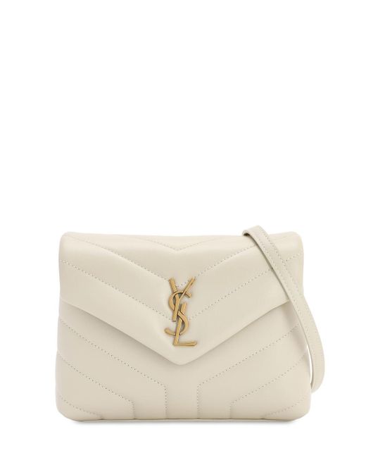 Saint Laurent Cream Loulou Toy Bag in Natural Lyst Australia