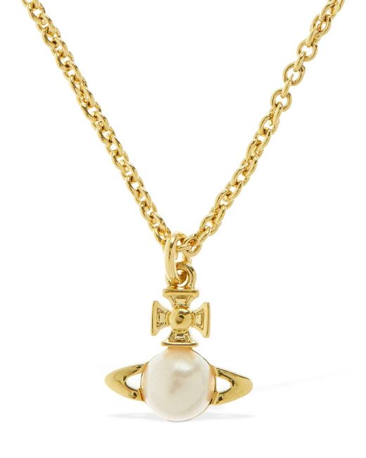 Vivienne Westwood Balbina Imitation Pearl Pendant Necklace