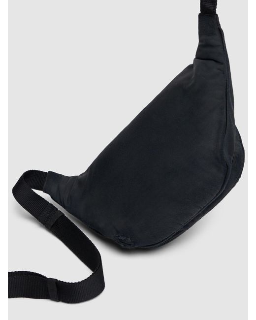Balenciaga Black Explorer Nylon Belt Bag for men