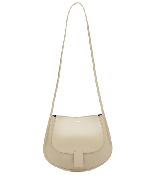 jil sander crescent crossbody bolsa