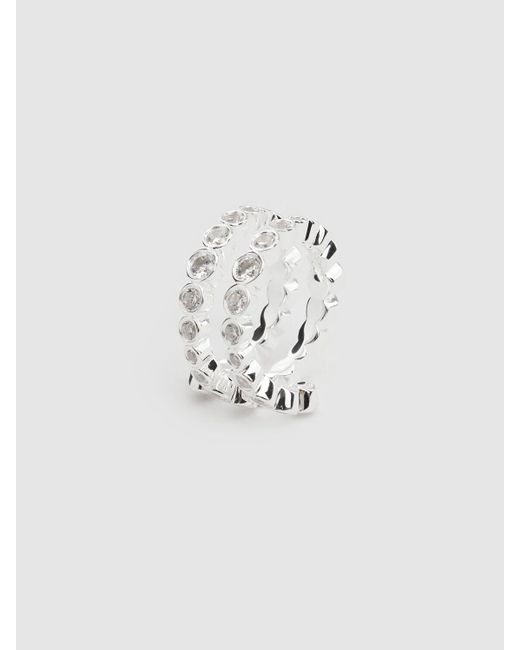 RAGBAG White Kristall-spiralring "odette"