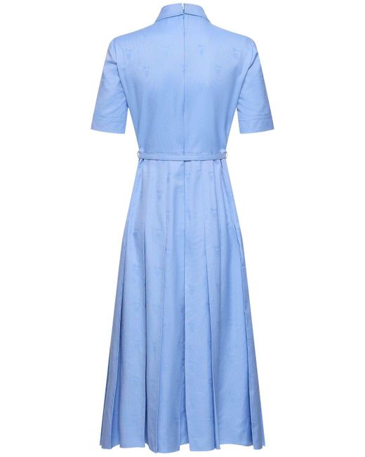 Gucci Blue Oxford Cotton Dress