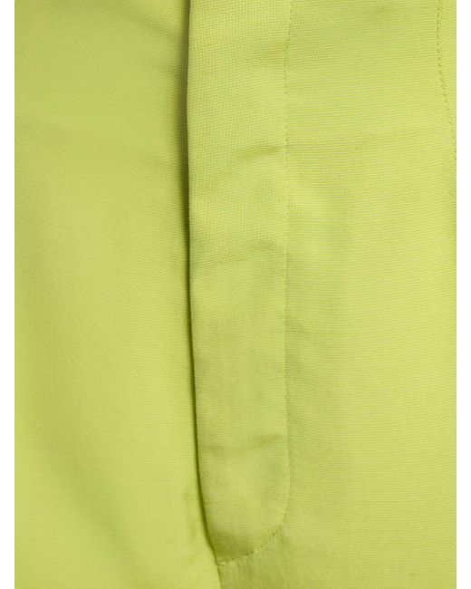 Pantaloni dritti a vita alta ramona di Ralph Lauren Collection in Yellow