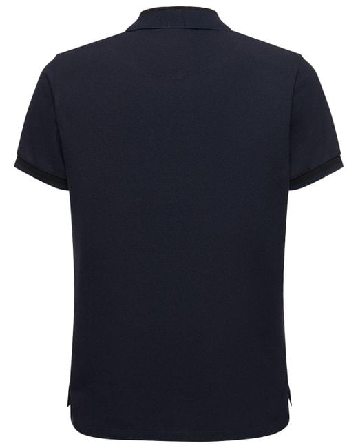 Polo en piqué de coton à logo brodé Vivienne Westwood pour homme en coloris Blue