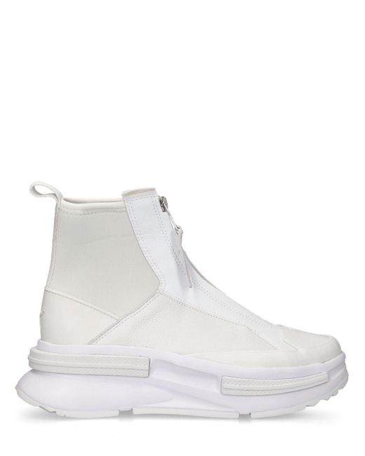 Converse Run Star Legacy Chelsea Cx High-top Sneakers in White | Lyst