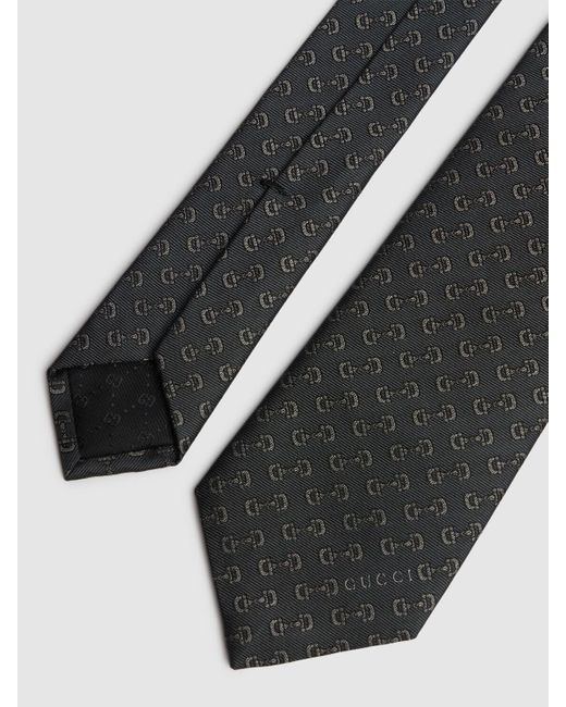 Gucci Multicolor 7cm Gubit Silk Tie for men