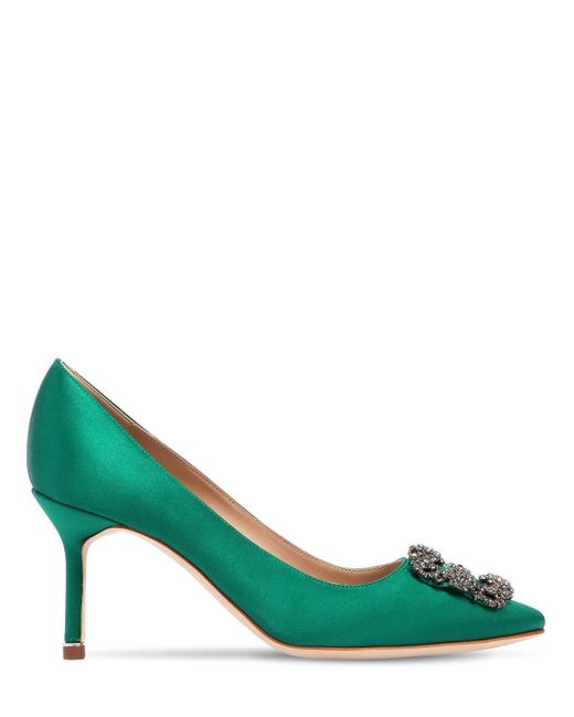 manolo blahnik emerald green