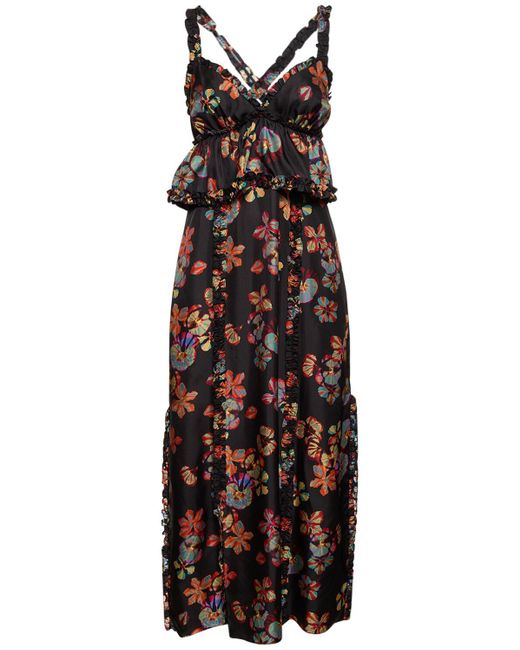 Ulla Johnson Sigrid シルクドレス Multicolor